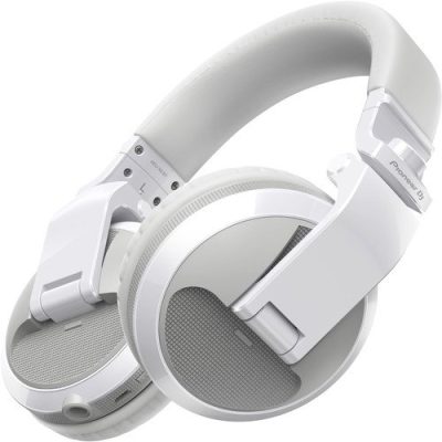 Pioneer DJ HDJ-X5BT-W Bluetooth Over-Ear Headphones (White) 20Hr Battery
