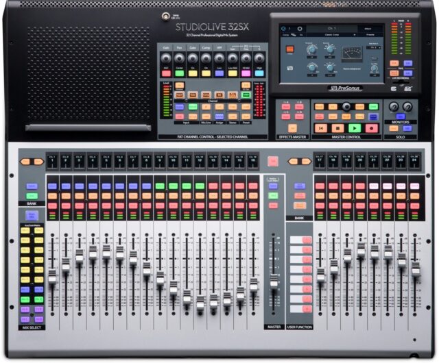 PreSonus StudioLive 32SX UK 32-Channel Digital Mixer with FLEX DSP Engine