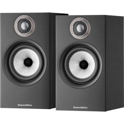 Bowers & Wilkins 607 S2 Anniversary Edition 2-Way Standmount Loudspeaker, Black - Pair