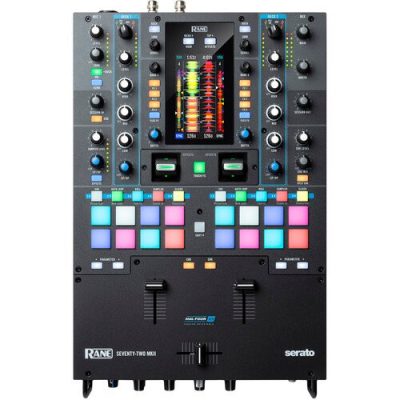Rane DJ SEVENTYTWO MKII 2-Channel Scratch Mixer with Touchscreen and Dual Flex FX