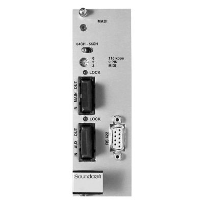 Soundcraft RS2426SP ViO/D21 Optical MADI Multimode Packed Tested Spare Vi Option Card