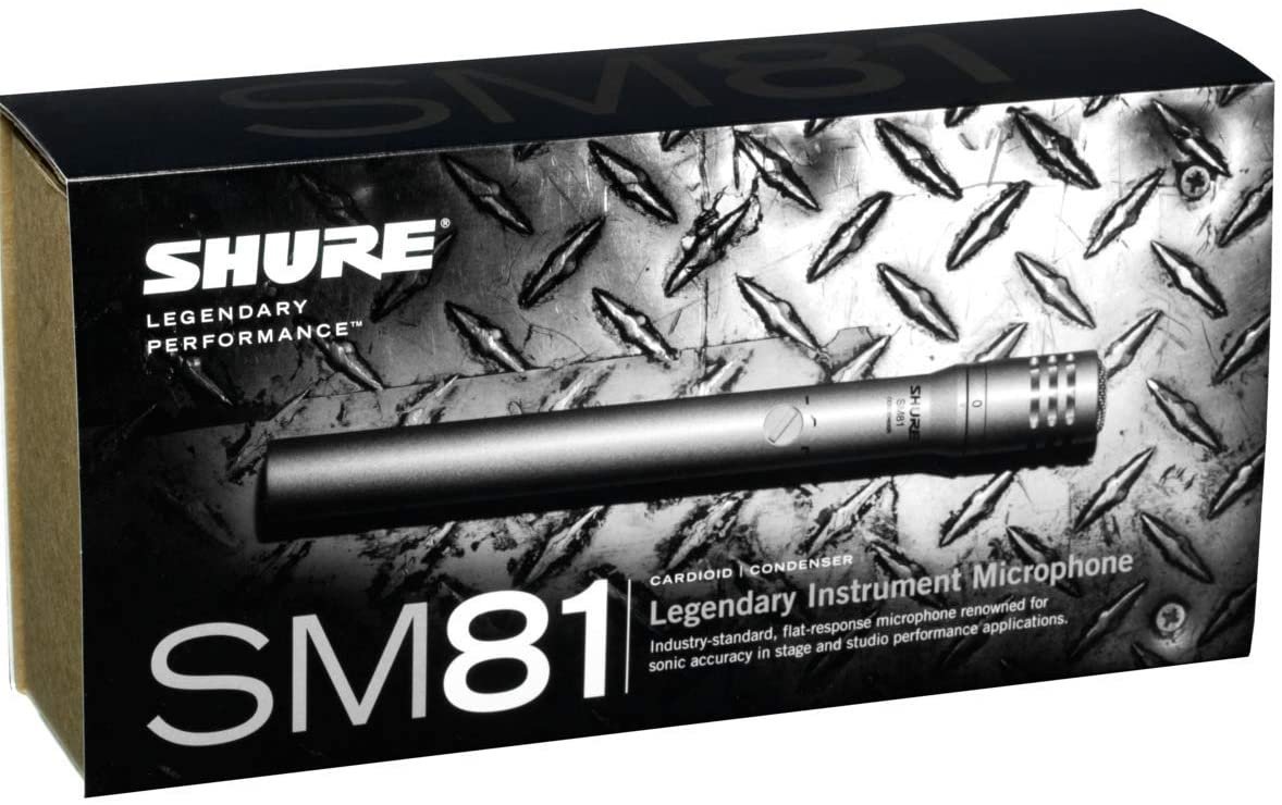 Shure SM81-LC Condenser Microphone Cardioid 20Hz-20kHz