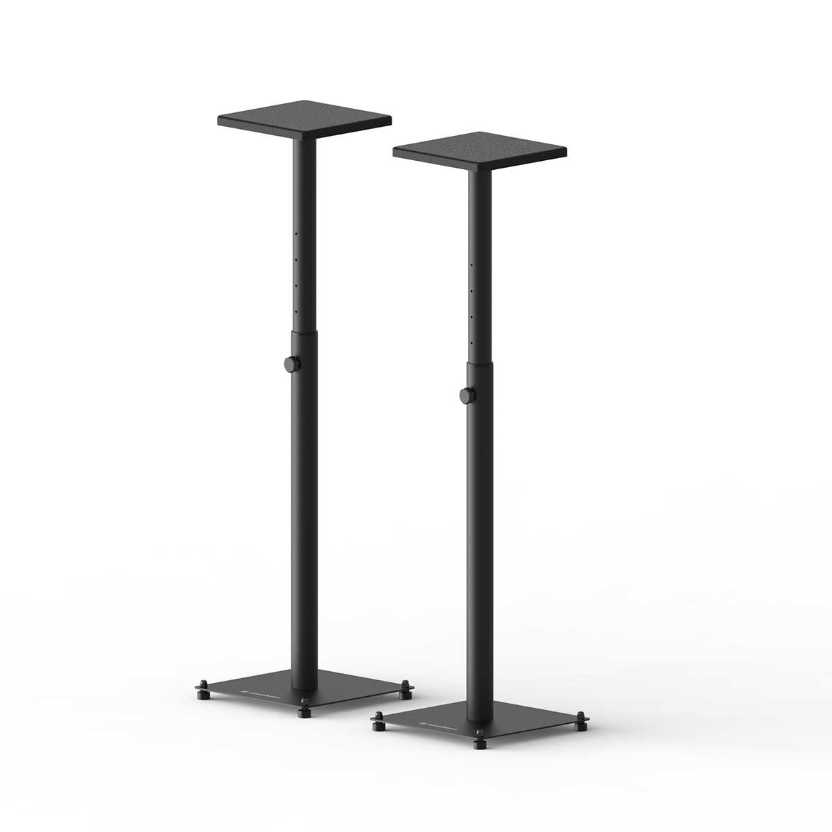 Wavebone Grand Gemini Height Adjustable Studio Monitor Stands- Black Top - Image 2