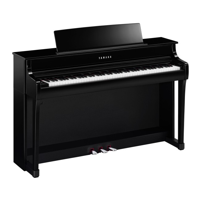 Yamaha Clavinova Clp-845 Pe Digital Piano With Bench - Polished Ebony - Image 2