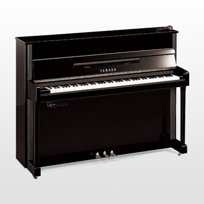 Yamaha Upright Piano Silent Series Jx113Tsc2Pe, - Polished Ebony