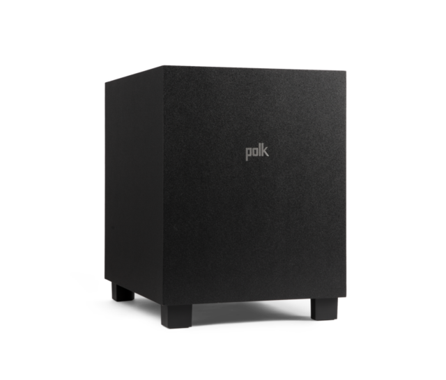 Polk Audio Monitor MXT10SUBBK 10″ powered high-performance 50W Subwoofer – Black(Single)