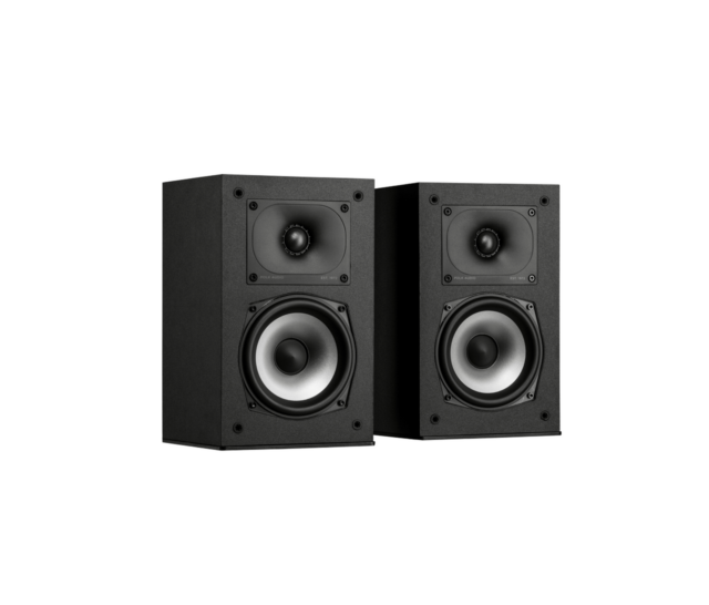 Polk Audio Monitor MXT15BK Compact Bookshelf Speakers – Black (Pair)