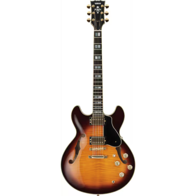 Yamaha Sa2200 Hollow Series Electric Guitar - Brown Sunburst