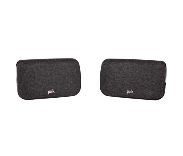 Polk Audio MAGSR2 Surrounds Wireless Surround Speakers for Select Sound Bars – Black
