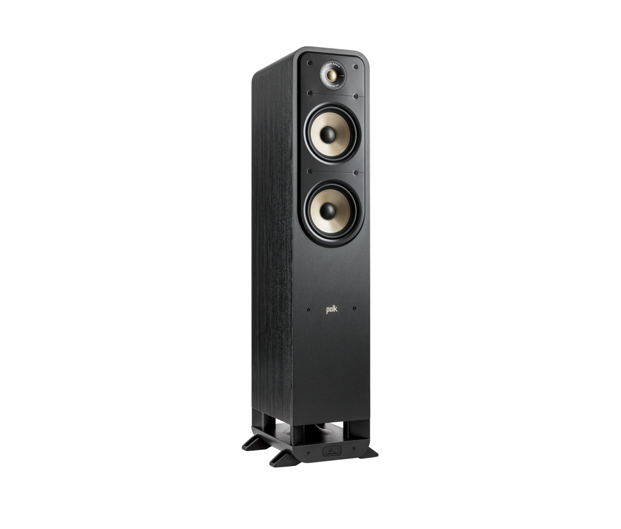 Polk Audio SIGS55ELBK Signature Elite High-quality Floor-Standing Tower Speaker – Black (Single)