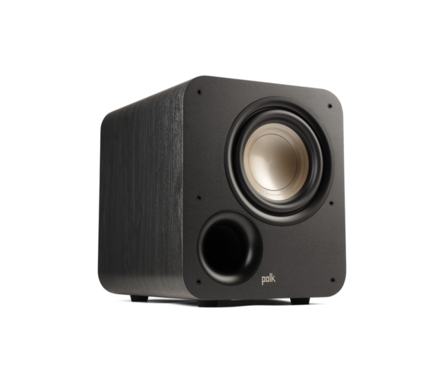 Polk Audio SIGS08SUBELBK Signature Elite Subwoofer – Black (Single)