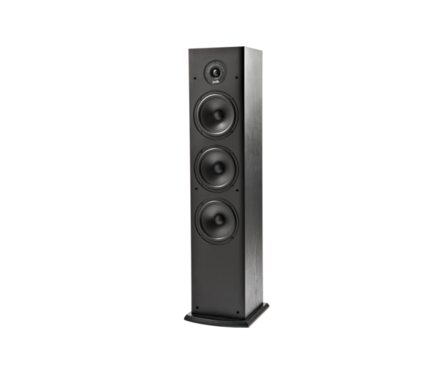 Polk Audio T50BK Floor Standing Tower Speaker – Black