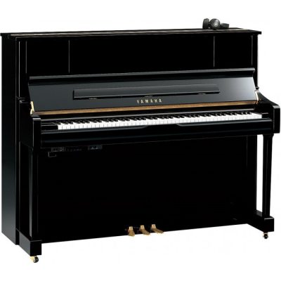 Yamaha Ju109 Sc2 Upright Silent Piano Pe - Polished Ebony