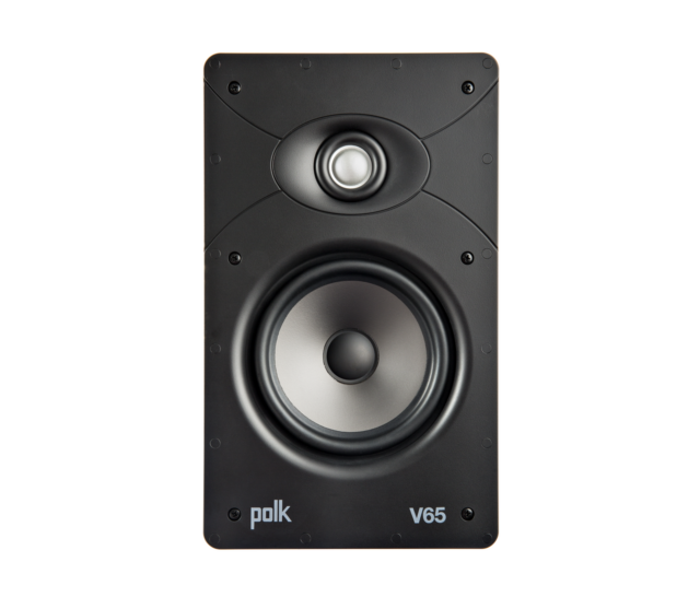 Polk Audio V65 Vanishing In-Wall Speaker with 6.5″ Driver - Single
