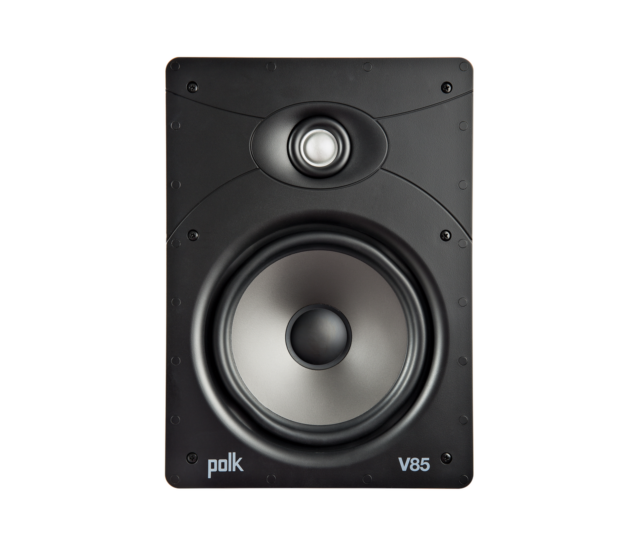 Polk Audio V85 Vanishing In-Wall Speaker with 8″ Driver- Single