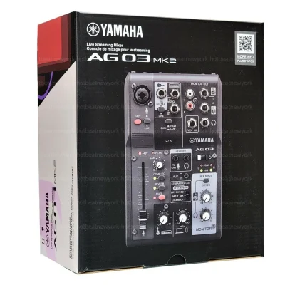 Yamaha Ag03Mk2 Live Streaming Mixer - Black