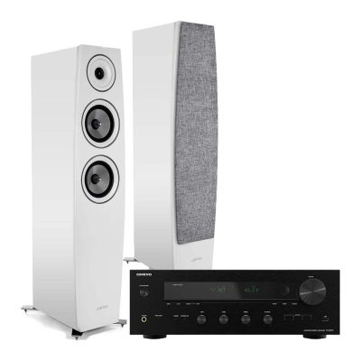 Jamo C 95 II Floorstanding Speakers x Onkyo TX-8470 Stereo Receiver