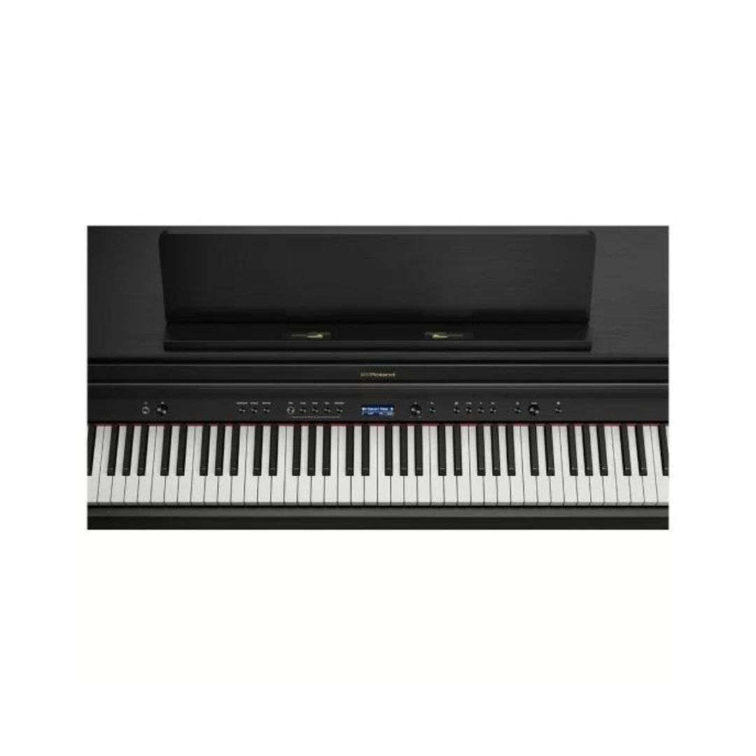 Roland Digital Piano HP704-CH with Premium 88-key Home Digital Piano - Charcoal Black - Image 4