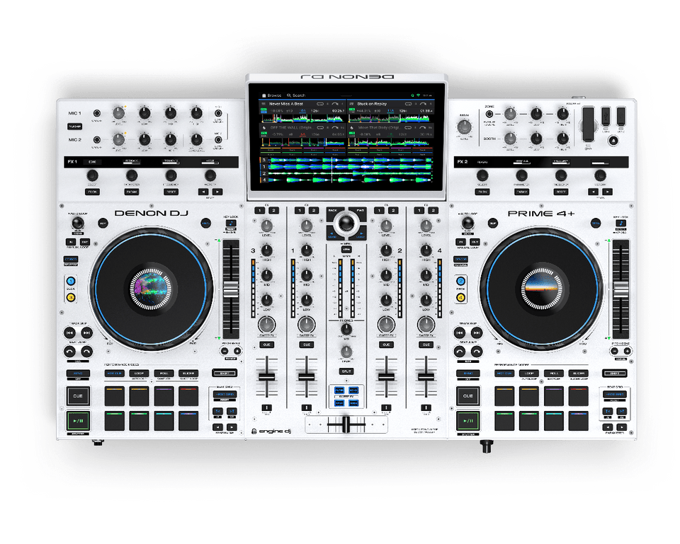 Denon DJ Prime 4+ Limited White Edition DJ Controller