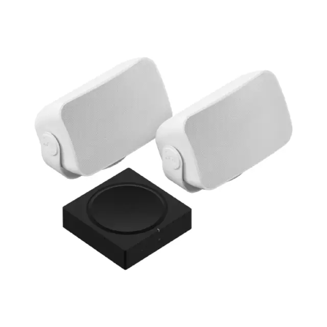 Sonos Sonance Outdoor + Amp Set - White