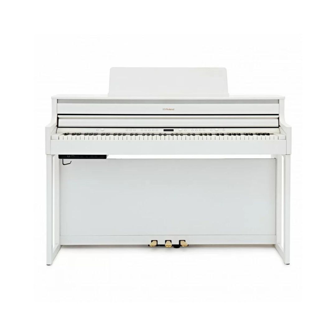Roland Digital Piano HP704-WH with Premium 88-key Home Digital Piano White - Image 3