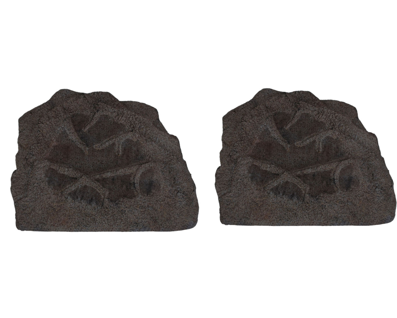 Sonance 92746 RK83 Brown Landscape Series Rock Outdoor Speakers, 8″ (203mm) Polypropylene Cone with a Santoprene Surround, 5 Watts Minimum/150 Watts Maximum Power Handling, Brown (Pair)